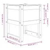 The Living Store Pflanzkübel 40x40x52,5 cm Massivholz Produktbild-Vorschau 7