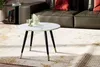 FineBuy Couchtisch 60x60x41 cm mit Marmor Optik Weiß Modern Produktbild-Vorschau 2