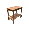 Gartenwagen auf Rädern aus Eukalyptusholz – 93 x 49 x 74 cm Produktbild-Vorschau 7