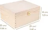 Creative Deco Holzkiste mit Deckel Erinnerungsbox - 29 x 25 Produktbild-Vorschau 1