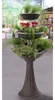 Pot de fleurs design - Trevy - D 50 x H 114 cm - Gris Voir les images du produit 2