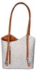 Sac à dos pour femmes, en cuir autruche, convertible, avec Voir les images du produit 4