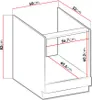 Meuble de cuisine pour four encastrable 60 cm FRYZIA - Voir les images du produit 3