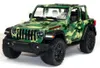 Jeep Wrangler Rubicon Modellauto ca.12,5 cm tarnfarbig grün Produktbild-Vorschau 2