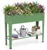 COSTWAY Hochbeet Metall 95x31x79,5cm, erhöhtes Gartenbeet Produktbild-Vorschau 1