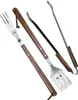 Grillbesteck Set Mit Grillzange Grillgabel Grillwender Produktbild-Vorschau 1