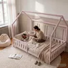 Hausbett ‘Hesel’ für Kinder mit Rausfallschutz 140 x 200 cm Produktbild-Vorschau 6