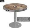 BRASIL | Gastro Tischplatte | Ø 70 cm | Sheesham | Rund | Produktbild-Vorschau 3