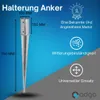 ADGO Einschlagbodenhülse, 1 Stück Pfostenträger, Produktbild-Vorschau 7