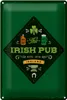 Blechschild Spruch Ireland Irish Pub Whiskey Beer 20x30cm Produktbild-Vorschau 1