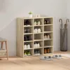 vidaXL Scarpiera in rovere Sonoma 77,5 x 30 x 83,5 cm Anteprima dell’immagine prodotto 4