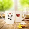 PLATINUX Kaffeetassen mit Griff Set 6 Teilig mit Katzen Produktbild-Vorschau 2