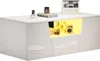Table basse Sweiko 100x50x40cm, table basse avec lumière Voir les images du produit 9