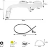 WC Sitze Bidet, Dusch WC-Sitz Aufsatz, Einstellbarer Produktbild-Vorschau 7