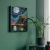 PEINTURE PAR NUMEROS AVEC CADRE Ecole de Poudlard de nuit Voir les images du produit 4