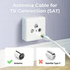 deleyCON 12,5m 4K TV Antennenkabel - IEC Koaxialkabel HDTV Produktbild-Vorschau 4
