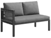Gartenlounge-Set 5-teilig Ecksofa mit Tisch & Hocker, 150kg Produktbild-Vorschau 6