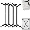 4 Stück verstellbarer Bettlakenspanner mit Metallclips, Produktbild-Vorschau 1