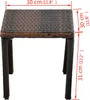 VidaXL 42490, Lounge, Obite siedzisko, Technorattan, Stal, Podgląd zdjęcia produktu 8