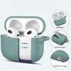 AirPods 3 Silikon Schutzhülle mit Karabiner, Soft Touch Produktbild-Vorschau 2