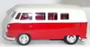 VW Bus Bulli T1 rot Modellauto 11,5 cm Metall Spritzguss Produktbild-Vorschau 3