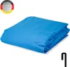 Poolfolie oval 0,6 mm blau 3,20 x 6,00 x 1,50 m Produktbild-Vorschau 2