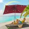 Bettizia Parasols Parasol de balcon 210 x 140 cm Voir les images du produit 6