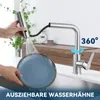 ZMH Rubinetto da cucina estraibile Rubinetto miscelatore da Anteprima dell’immagine prodotto 6