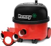A red and black Henry vacuum cleaner is shown against a white background. Náhled obrázku produktu