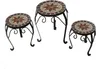 Lot de 3 : tabourets, tables basses et étagères en Voir les images du produit 2