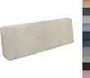 A beige cushion for a pallet sofa, shown against a white background with a color swatch strip on the right. Produktbild-Vorschau