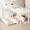 Letto a castello in metallo Flieks 90x200 cm/140x200 cm, Anteprima dell’immagine prodotto 2