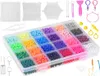 A clear, well-lit image of a craft kit containing various colored beads and tools, neatly organized in a transparent plastic case. Náhľad obrázku produktu