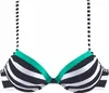 KangaROOS Push-Up-Bikini-Top Anita schwarz-weiß Größe 42 Produktbild-Vorschau 1