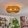 Aidone moderne Deckenlampe aus Metall/Bambus in Produktbild-Vorschau 8