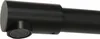 A close-up view of a black faucet head. Podgląd zdjęcia produktu
