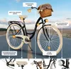 Milord Komfort Fahrrad Mit Weidenkorb Damenfahrrad, 28 Produktbild-Vorschau 2