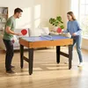 HOMCOM 4-in-1 multifunctionele spelentafel, partytable met Productafbeelding-voorbeeld 2