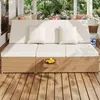 Flieks divano da giardino in rattan con schienale Anteprima dell’immagine prodotto 4