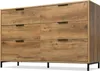 Komoda Sweiko, kredens z 6 szufladami, 120 x 40 x 76 cm w Podgląd zdjęcia produktu 11