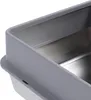 Velká kovová toaleta pro kočky z nerezové oceli, chráněná Náhled obrázku produktu 3