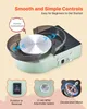A mini pottery wheel machine with close-ups of its controls and motor. Produktbild-Vorschau