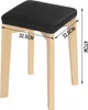 WOLTU 2er Set Esszimmerstühle, Massivholz, stapelbar, mit Produktbild-Vorschau 3