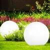 3er Set LED Solarleuchten, Außenlampe, Kugel, weiß silber Produktbild-Vorschau 4