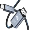 MMOBIEL USB-C zu HDMI Kabel 2 m -4K@30Hz Geflochtenes Produktbild-Vorschau 1