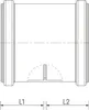 REHAU RAUSILENTO, Doppelmuffe, DN 75, 1 Stk. Produktbild-Vorschau 3