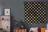MuchoWow® Wandteppich Wandbehang Muster - Herz - Gold Produktbild-Vorschau 5