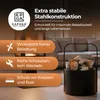Kapaga - SET 2x koš na dřevo, kovový koš na palivové dřevo Náhled obrázku produktu 4