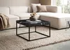 WOHNLING Couchtisch 60x60x38 cm Schwarz Sofatisch in Produktbild-Vorschau 2