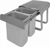 Ekotech Abfallsammler Aladin grau 2x 8 Liter ab 40cm Produktbild-Vorschau 2